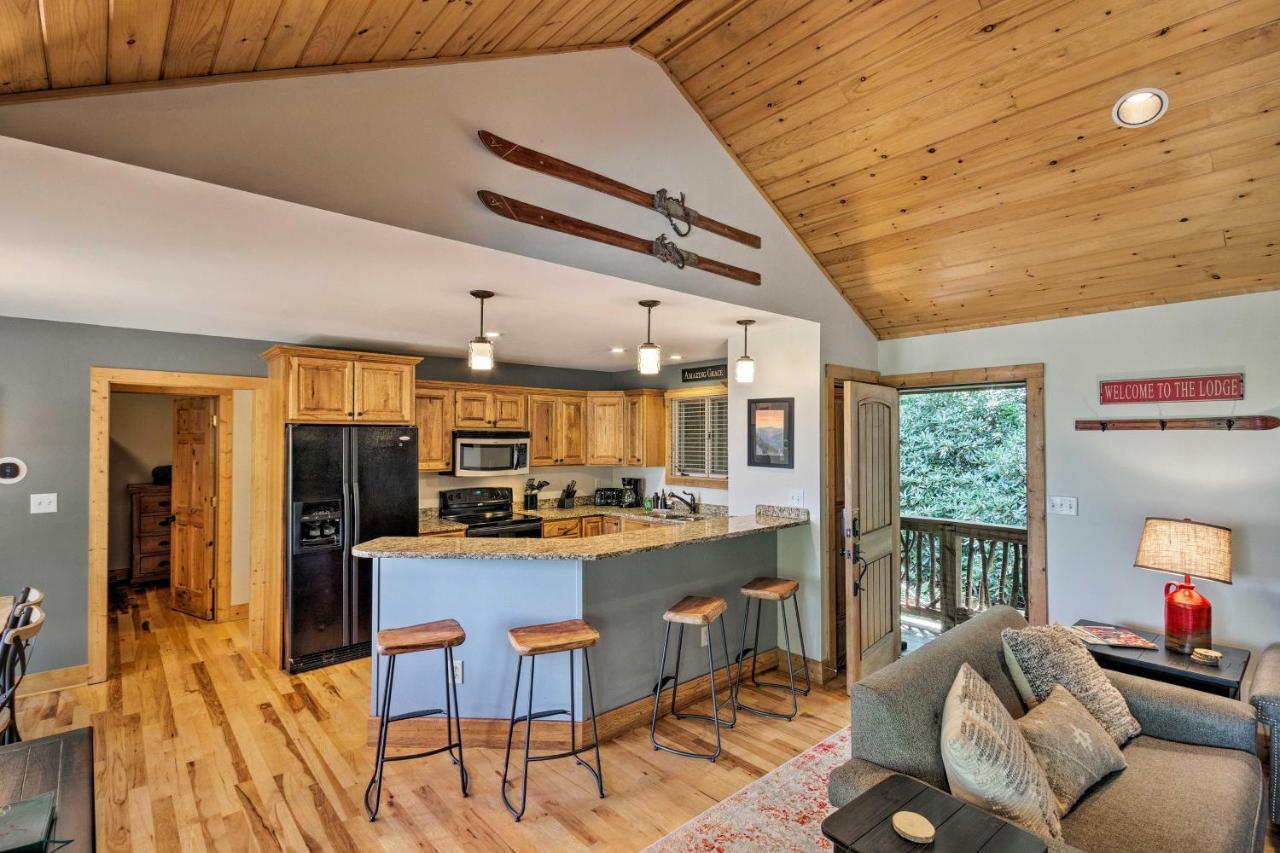 Cabin With Hot Tub And Mountain Views Less Than 5 Mi To Boone Blowing Rock Eksteriør billede