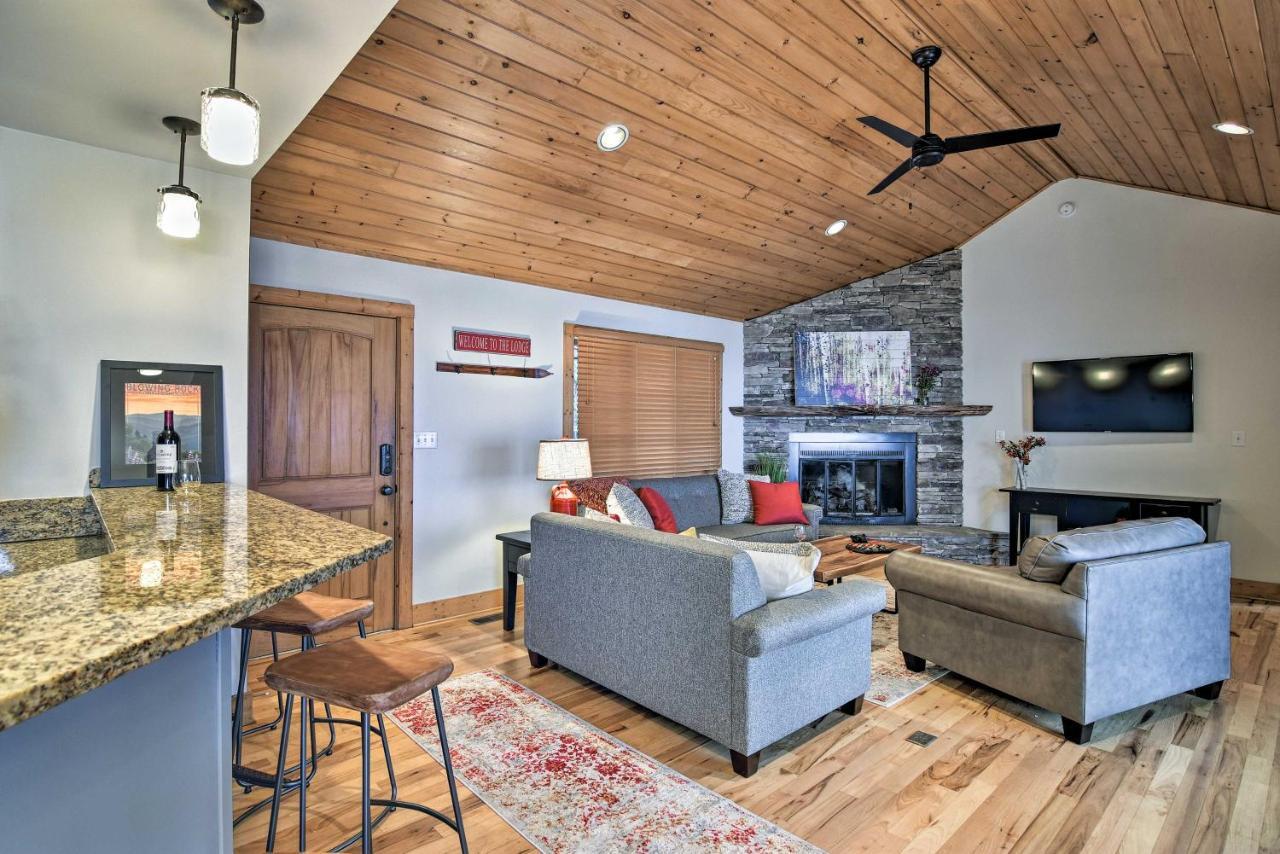 Cabin With Hot Tub And Mountain Views Less Than 5 Mi To Boone Blowing Rock Eksteriør billede