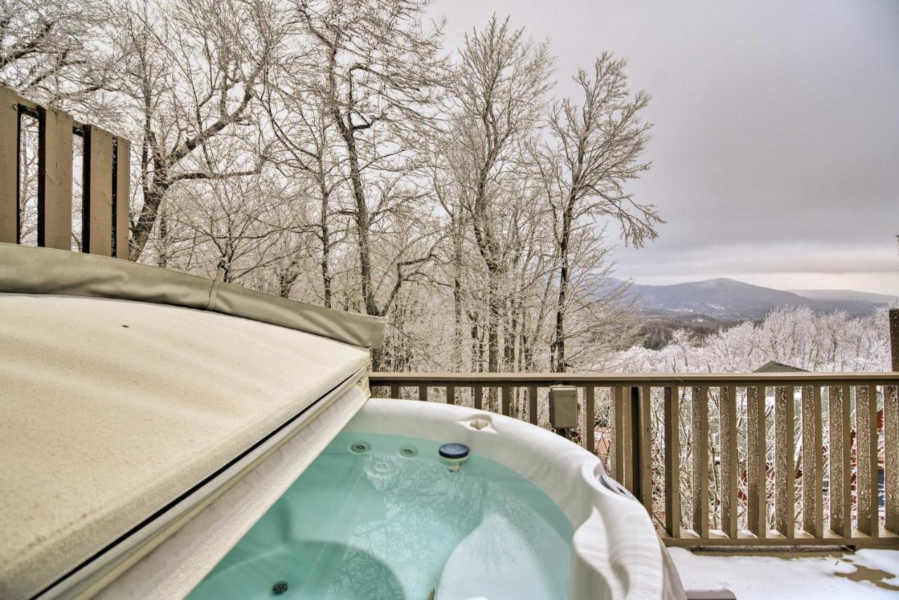 Cabin With Hot Tub And Mountain Views Less Than 5 Mi To Boone Blowing Rock Eksteriør billede