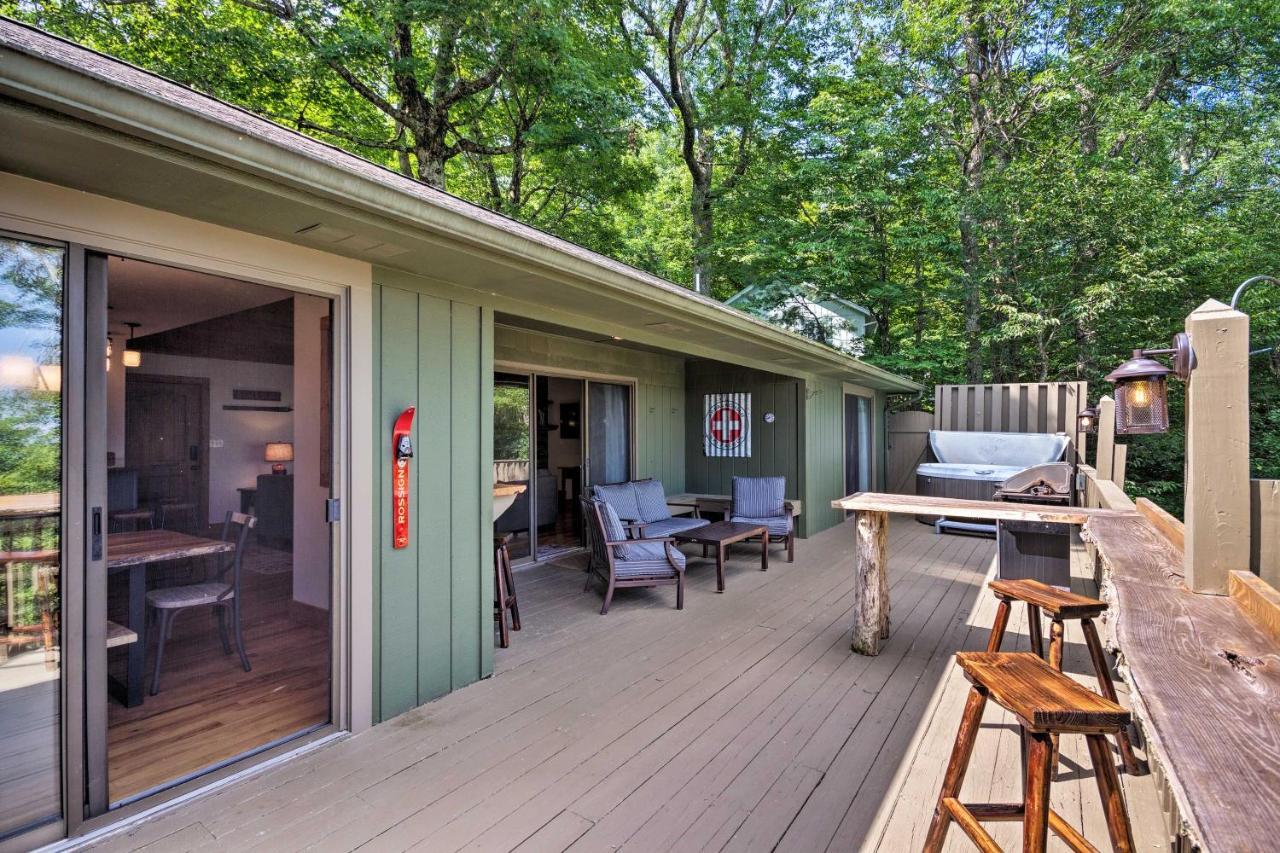 Cabin With Hot Tub And Mountain Views Less Than 5 Mi To Boone Blowing Rock Eksteriør billede